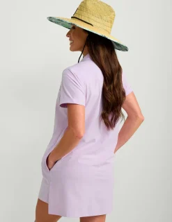 Huk Gear Cover-Up Dresses-Womens Kona Cover-Up Dress Orchid Bloom