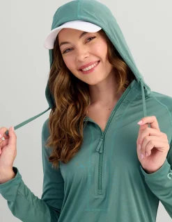 Huk Gear Cover-Up Dresses|Performance Tops-Womens Pursuit Cover-Up Dress North Atlantic