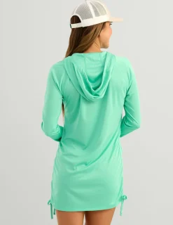 Huk Gear Cover-Up Dresses|Performance Tops-Womens Pursuit Cover-Up Dress Bermuda