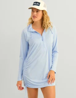 Huk Gear Cover-Up Dresses|Performance Tops-Womens Pursuit Cover-Up Dress Windsurfer