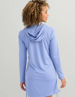 Huk Gear Cover-Up Dresses|Performance Tops-Womens Pursuit Cover-Up Dress Lightning Sky