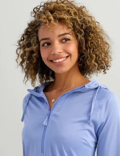 Huk Gear Cover-Up Dresses|Performance Tops-Womens Pursuit Cover-Up Dress Lightning Sky