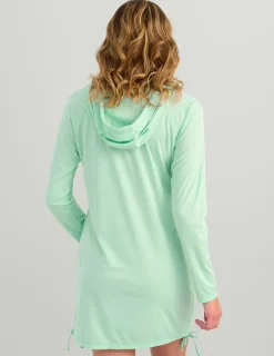 Huk Gear Cover-Up Dresses|Performance Tops-Womens Pursuit Cover-Up Dress Seafoam Mist