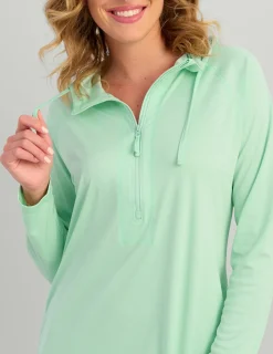 Huk Gear Cover-Up Dresses|Performance Tops-Womens Pursuit Cover-Up Dress Seafoam Mist