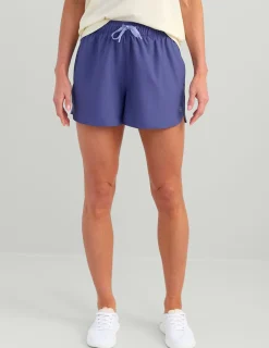 Huk Gear Swim-Womens Pursuit Volley Swim Short Skipper Blue