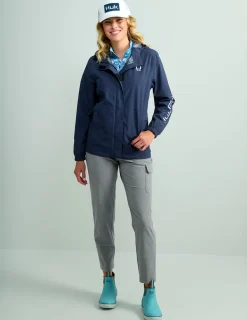 Huk Gear Rainwear-Womens Storm Jacket Naval Academy