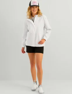 Huk Gear Rainwear-Womens Storm Jacket White