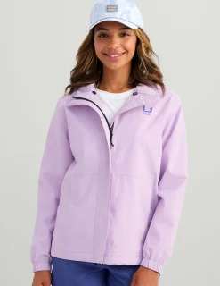 Huk Gear Rainwear-Womens Storm Jacket 2.0 Orchid Bloom