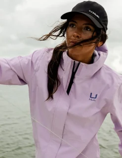 Huk Gear Rainwear-Womens Storm Jacket 2.0 Orchid Bloom