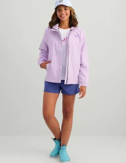 Huk Gear Rainwear-Womens Storm Jacket 2.0 Orchid Bloom