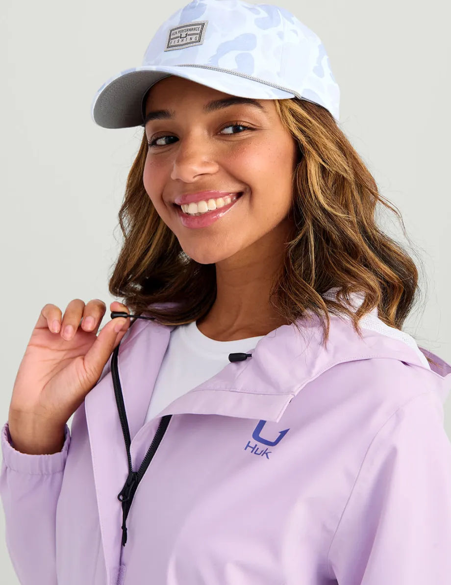 Huk Gear Rainwear-Womens Storm Jacket 2.0 Orchid Bloom