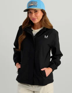 Huk Gear Rainwear-Womens Storm Jacket 2.0 Black