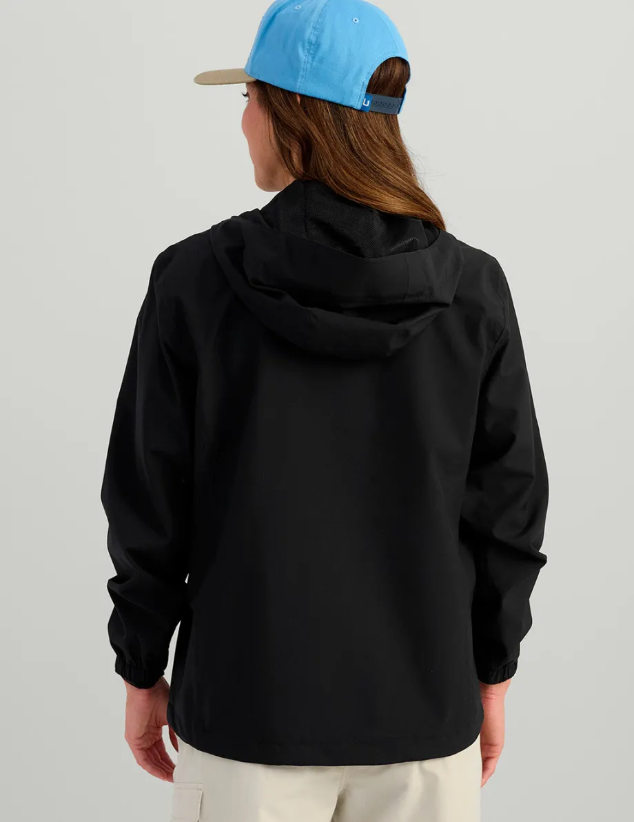 Huk Gear Rainwear-Womens Storm Jacket 2.0 Black
