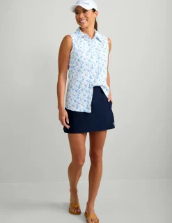 Huk Gear Skirts|Shorts-Womens Tide Point Skort Naval Academy