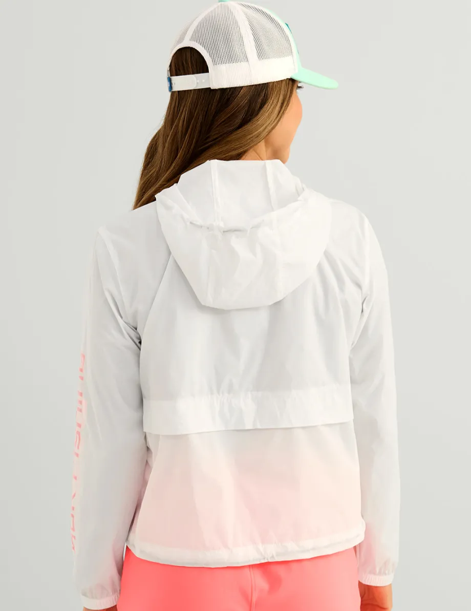 Huk Gear Windbreakers-Womens Tradewind Windbreaker White