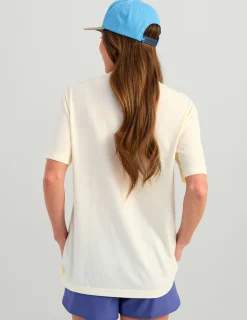 Huk Gear Tees & Tanks-Womens Trout Wrangler Tee Egret